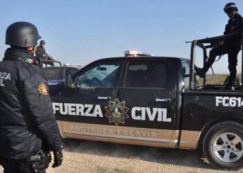 ASEGURA FUERZA CIVIL ARMAMENTO Y VEHÍCULOS EN BUSTAMANTE; ACTIVA CORPORACIÓN OPERATIVO MURALLA EN LOS LÍMITES CON COAHUILA