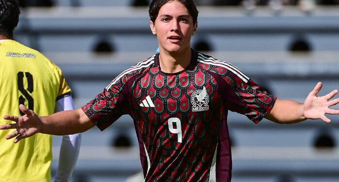 ALDO DE NIGRIS BRILLA CON DOBLETE EN GOLEADA DE MÉXICO SUB 17