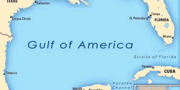 GOLFO DE MÉXICO CAMBIA DE NOMBRE EN GOOGLE MAPS PARA EE.UU.