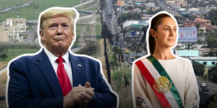 ELOGIA TRUMP A SHEINBAUM; AFIRMA MANDATARIO ESTADOUNIDENSE QUE LA PRESIDENTA DE MÉXICO ES UNA MUJER MARAVILLOSA Y LE AGRADECE LA IDEA DE IMPLEMENTAR UNA CAMPAÑA CONTRA LAS DROGAS 1 ELOGIA TRUMP A SHEINBAUM; AFIRMA MANDATARIO ESTADOUNIDENSE QUE LA PRESIDENTA DE MÉXICO ES UNA MUJER MARAVILLOSA Y LE AGRADECE LA IDEA DE IMPLEMENTAR UNA CAMPAÑA CONTRA LAS DROGAS