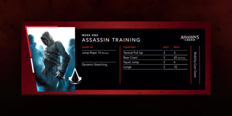 UBISOFT LANZA ENTRENAMIENTO INSPIRADO EN ASSASSIN'S CREED PARA FANS 1 UBISOFT LANZA ENTRENAMIENTO INSPIRADO EN ASSASSIN’S CREED PARA FANS