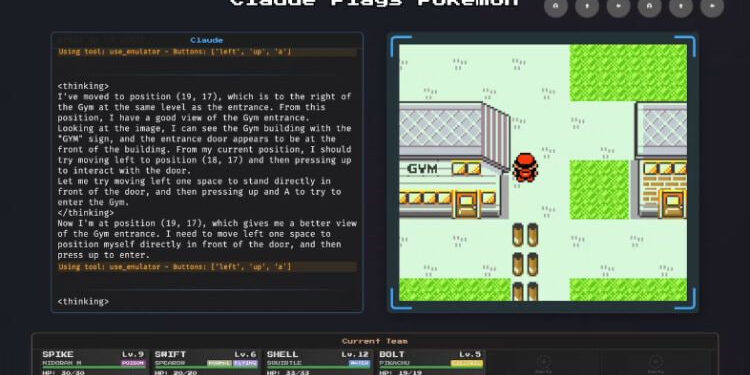 INTELIGENCIA ARTIFICIAL CLAUDE 3.7 SONNET JUEGA POKÉMON RED EN TWITCH