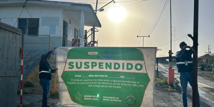 SUSPENDE ESTADO PEDRERAS Y EMPRESA DE ACEROS POR INCUMPLIR NORMAS AMBIENTALES.