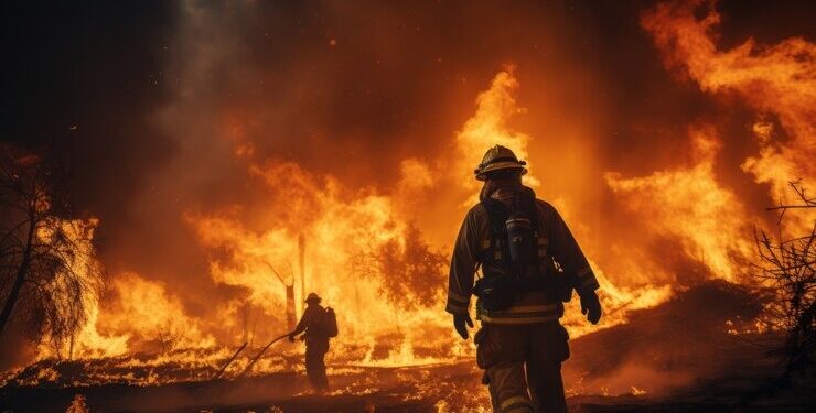 BOMBEROS DE LOS ÁNGELES CON NIVELES TÓXICOS TRAS INCENDIOS 1 BOMBEROS DE LOS ÁNGELES CON NIVELES TÓXICOS TRAS INCENDIOS