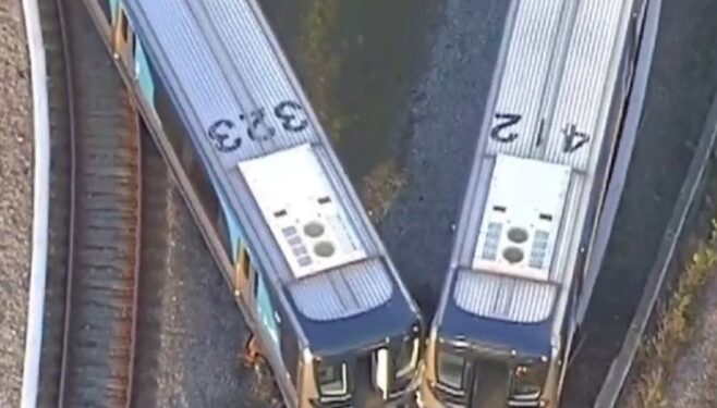 DESCARRILAMIENTO EN EL METRORAIL DE MIAMI GENERA PREOCUPACIÓN 1 DESCARRILAMIENTO EN EL METRORAIL DE MIAMI GENERA PREOCUPACIÓN