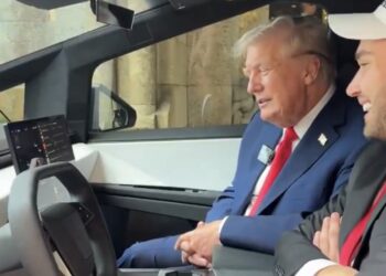 SE DESPLOMAN ACCIONES DE TESLA Y TRUMP ANUNCIA QUE COMPRARÁ UN AUTO PARA APOYAR A ELON MUSK
