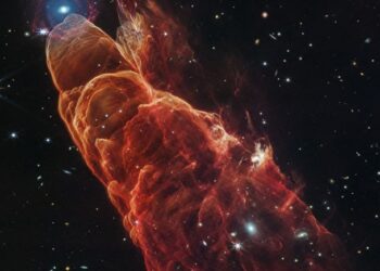 JAMES WEBB REVELA UN “TORNADO CÓSMICO”