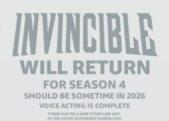 ‘INVENCIBLE’ CONFIRMA TEMPORADA 4 EN PRIME VIDEO PARA 2026