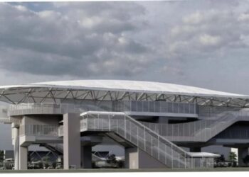 ASÍ SERÁ LA ESTACIÓN  AEROPUERTO DE LA NUEVA LÍNEA 6 DEL METRO DE NL.