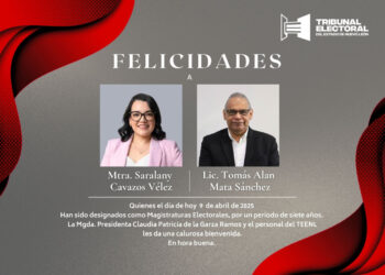 ELIGE SENADO NUEVOS MAGISTRADOS ELECTORALES PARA NUEVO LEÓN