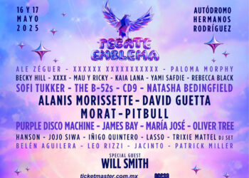 TECATE EMBLEMA 2025: ALANIS MORISSETTE, DAVID GUETTA Y WILL SMITH ENCABEZAN EL CARTEL