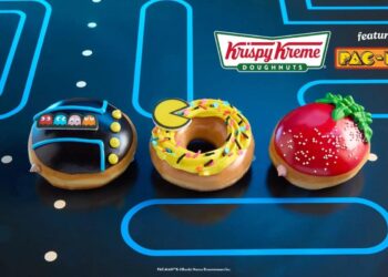 KRISPY KREME CELEBRA A PAC-MAN CON DONAS GRATIS