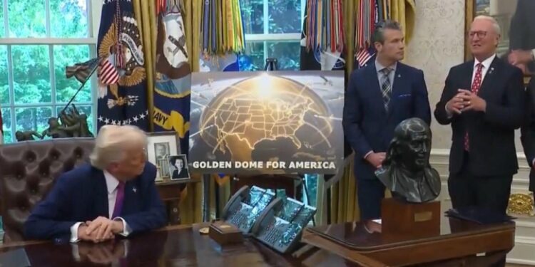 TRUMP VA POR ESCUDO ESPACIAL; LANZA PROYECTO “GOLDEN DOME”