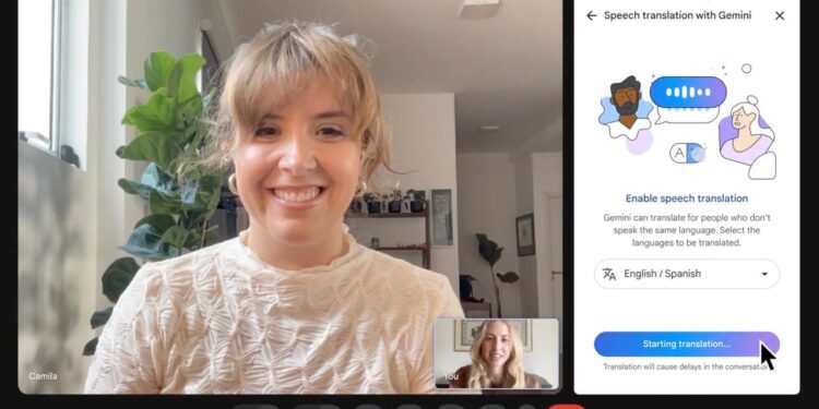 GOOGLE MEET YA TRADUCE TU VOZ