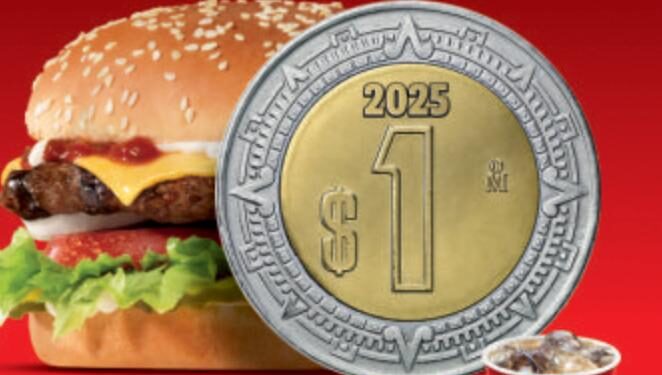 HAMBURGUESAS A \$1 PESO ESTE 28 DE MAYO