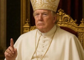 PUBLICA TRUMP IMAGEN VESTIDO DE PAPA; ASEGURA PRESIDENTE DE EU QUE NADIE LO HARÍA MEJOR QUE ÉL