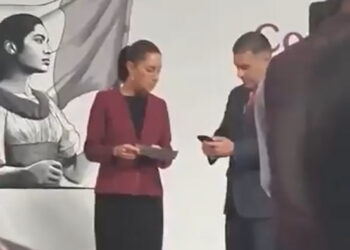 ¿TODO BIEN? DEJA GARCÍA HARFUCH ‘LA MAÑANERA’ TRAS CHARLA CON SHEINBAUM