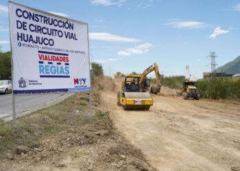 INICIA MONTERREY CONSTRUCCIÓN DEL CORREDOR VIAL HUAJUCO; DESTINARÁN 637 MDP PARA LA CONEXIÓN DEL SECTOR SIN UTILIZAR LA CARRETERA NACIONAL.
