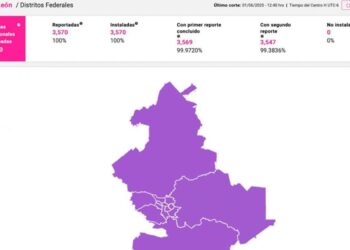 REPORTA INE INSTALACIÓN DEL 100% DE LAS CASILLAS PARA ELECCIÓN DEL PODER JUDICIAL EN NUEVO LEÓN.