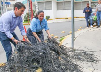 RETIRAN MONTERREY Y EMPRESAS CASI 200 KILÓMETROS DE CABLES EN DESUSO.