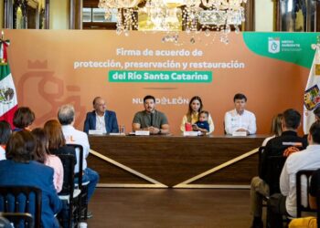 DECLARA SAMUEL AL RÍO SANTA CATARINA ÁREA NATURAL PROTEGIDA; ESTRENAN ACUERDO CON JORNADA DE LIMPIEZA.