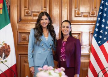 ACUSAN EN EU A SHEINBAUM DE ALENTAR PROTESTAS EN LA; CONDENA SECRETARIA DE SEGURIDAD NACIONAL A PRESIDENTA DE MÉXICO.