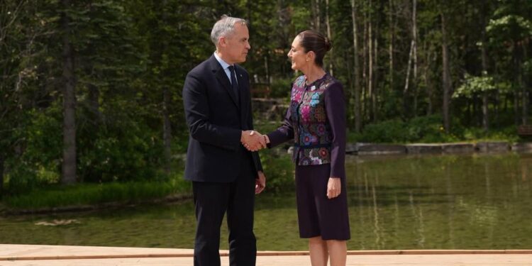 SHEINBAUM Y CARNEY VEN REUNIÓN TRILATERAL CON TRUMP 1 SHEINBAUM Y CARNEY VEN REUNIÓN TRILATERAL CON TRUMP