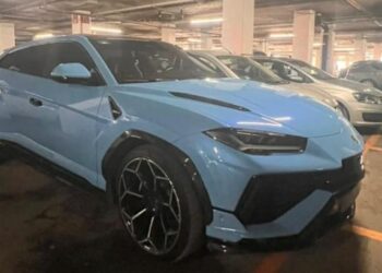 ENCUENTRAN LAMBORGHINI ROBADO A INFLUENCER EN ESTACIONAMIENTO DE CENTRO COMERCIAL.