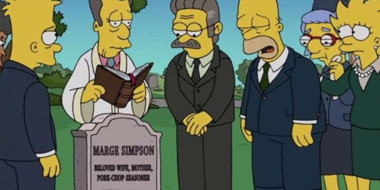 MARGE SIMPSON MUERE; EL FINAL DE TEMPORADA DIVIDE A LA AUDIENCIA 1 MARGE SIMPSON MUERE; EL FINAL DE TEMPORADA DIVIDE A LA AUDIENCIA