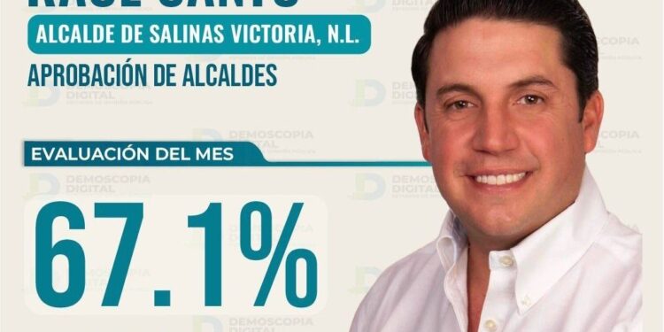CRECE APROBACIÓN DE RAÚL CANTÚ EN SALINAS VICTORIA; CONSOLIDA TENDENCIA A LA ALZA EN SEGUNDA GESTIÓN AL FRENTE DEL MUNICIPIO 1 CRECE APROBACIÓN DE RAÚL CANTÚ EN SALINAS VICTORIA; CONSOLIDA TENDENCIA A LA ALZA EN SEGUNDA GESTIÓN AL FRENTE DEL MUNICIPIO
