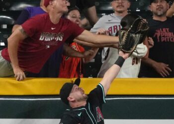 DIAMONDBACKS EXPULSAN A FAN POR INTERFERIR CINCO VECES EN JUEGOS