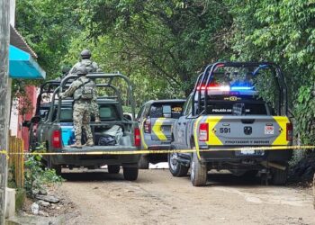 DETIENE FUERZA CIVIL A GRUPO ARMADO EN SANTIAGO.