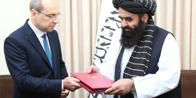 RUSIA RECONOCE AL RÉGIMEN TALIBÁN KABULIZA SU EMBAJADA Y RECIBE NUEVO EMBAJADOR 1 RUSIA RECONOCE AL RÉGIMEN TALIBÁN KABULIZA SU EMBAJADA Y RECIBE NUEVO EMBAJADOR