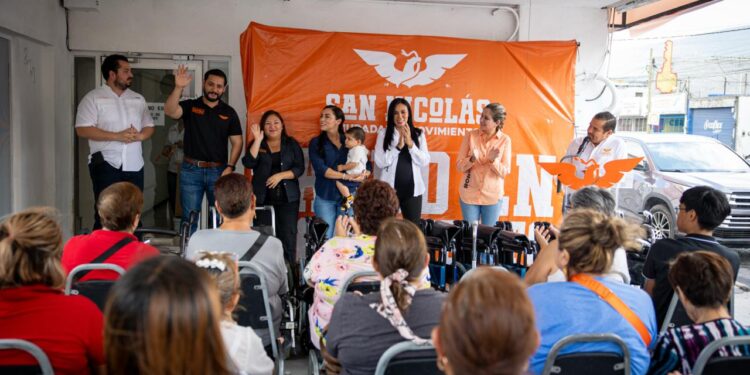 ENTREGA EQUIPO SAN NICOLÁS DE MC APARATOS DE MOVILIDAD; ATIENDEN MÁS DE 30 SOLICITUDES DE PERSONAS CON DISCAPACIDAD.
