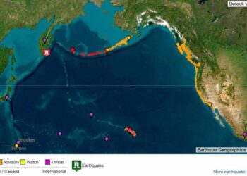 SE REDUCEN ALERTAS DE TSUNAMI TRAS TERREMOTO DE 8.8 EN KAMCHATKA QUE ACTIVÓ EVACUACIONES EN EL PACÍFICO