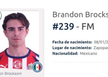 BRANDON BROCKSOM, EL DELANTERO ANGLOMEXICANO QUE ILUSIONA AL GUADALAJARA