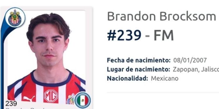 BRANDON BROCKSOM, EL DELANTERO ANGLOMEXICANO QUE ILUSIONA AL GUADALAJARA 1 BRANDON BROCKSOM, EL DELANTERO ANGLOMEXICANO QUE ILUSIONA AL GUADALAJARA