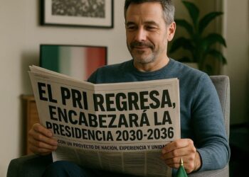 CON IMAGEN DE IA, EL PRI ASEGURA QUE REGRESARÁ A LA PRESIDENCIA EN EL 2030
