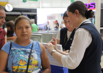 INSTALA SALUD MÓDULOS PARA VACUNACIÓN CONTRA SARAMPIÓN