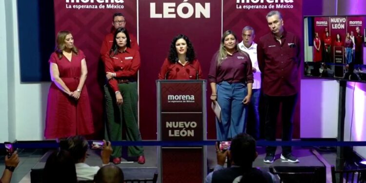APLICARÁ MORENA ENCUESTA PARA DEFINIR CANDIDATOS DE NUEVO LEÓN EN 2027. 1 APLICARÁ MORENA ENCUESTA PARA DEFINIR CANDIDATOS DE NUEVO LEÓN EN 2027.