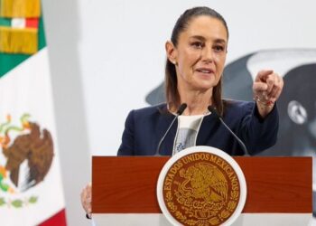 RESALTAN EN CONFERENCIA DE SHEINBAUM BAJA DE HOMICIDIOS DEL 73% EN NUEVO LEÓN; ATRIBUYE GARCÍA HARFUCH DISMINUCIÓN A DETENCIÓN DE GENERADORES DE VIOLENCIA