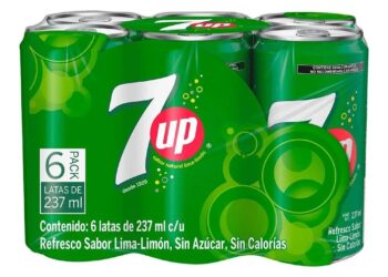 RETIRAN 20,000 LATAS DE 7UP POR ETIQUETADO INCORRECTO DE AZÚCAR