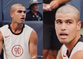 CARLOS ALCARAZ SORPRENDE CON CAMBIO DE LOOK PREVIO A SU DEBUT EN EL US OPEN