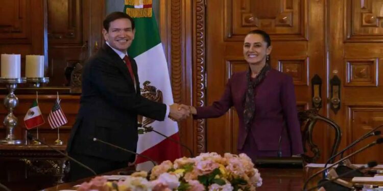 SHEINBAUM Y RUBIO DEFINEN PROGRAMA DE SEGURIDAD FRONTERIZA Y LUCHA CONTRA EL FENTANILO 1 SHEINBAUM Y RUBIO DEFINEN PROGRAMA DE SEGURIDAD FRONTERIZA Y LUCHA CONTRA EL FENTANILO