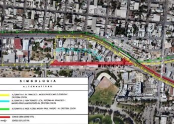 ANUNCIA MONTERREY NUEVO CONTRAFLUJO; BUSCAN ALIGERAR CIERRES VIALES POR LÍNEA 6 DEL METRO.