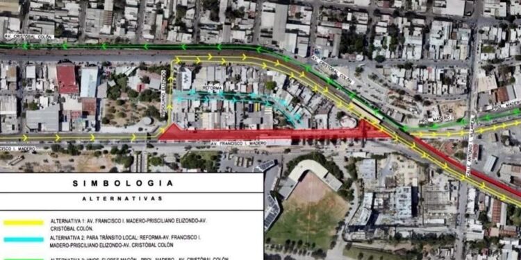 ANUNCIA MONTERREY NUEVO CONTRAFLUJO; BUSCAN ALIGERAR CIERRES VIALES POR LÍNEA 6 DEL METRO. 1 ANUNCIA MONTERREY NUEVO CONTRAFLUJO; BUSCAN ALIGERAR CIERRES VIALES POR LÍNEA 6 DEL METRO.