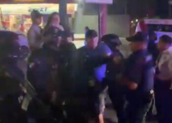 PROTESTAN POR MALTRATO ANIMAL Y SON GOLPEADOS Y GASEADOS POR POLICIA DE SANTA CATARINA.