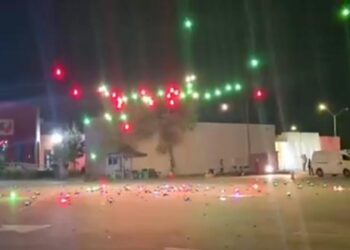 LLUVIA DE DRONES EN PIEDRAS NEGRAS; FALLA OPACA SHOW DURANTE EL GRITO DE INDEPENDENCIA