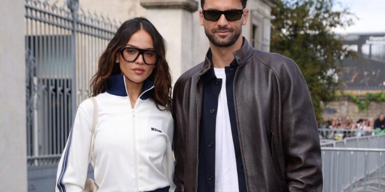 EIZA GONZÁLEZ Y GRIGOR DIMITROV DESLUMBRAN CON SU APARICIÓN EN LA SEMANA DE LA MODA EN MILÁN