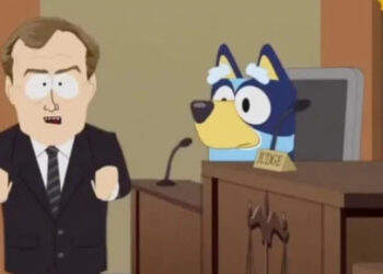 BLUEY APARECE POR SORPRESA EN SOUTH PARK PARA CRITICAR EL USO FRAUDULENTO DE LA INTELIGENCIA ARTIFICIAL
